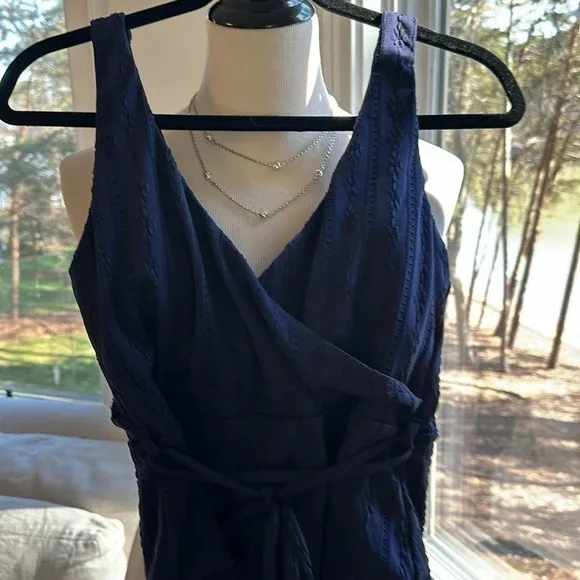 NWT Andie “The Belmar” Navy Eyelet One Piece, Size 10 - Picture 9 of 13